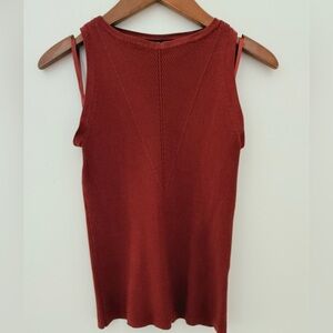 WHBM White House Black Market Women Blouse Tank Top
Ribbed Knit Sweater Size XS